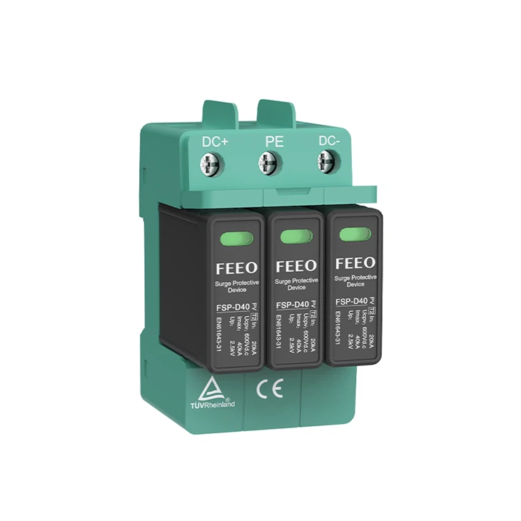 محافظ سیستم فتوولتائیک خورشیدی فتوولتائیک DC SPD 3P 1500VDC 20kA